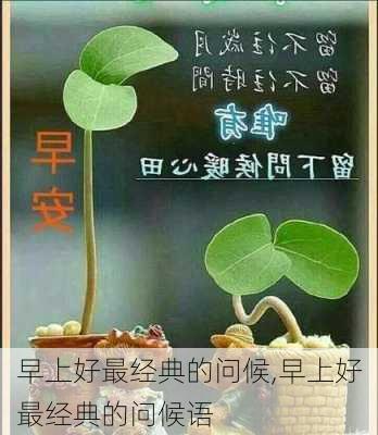 早上好最经典的问候,早上好最经典的问候语