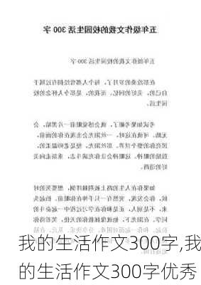 我的生活作文300字,我的生活作文300字优秀