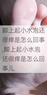 脚上起小水泡还很痒是怎么回事,脚上起小水泡还很痒是怎么回事儿