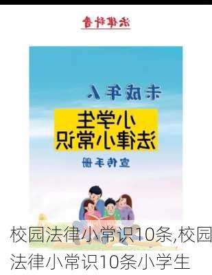 校园法律小常识10条,校园法律小常识10条小学生