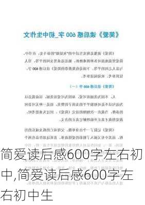 简爱读后感600字左右初中,简爱读后感600字左右初中生