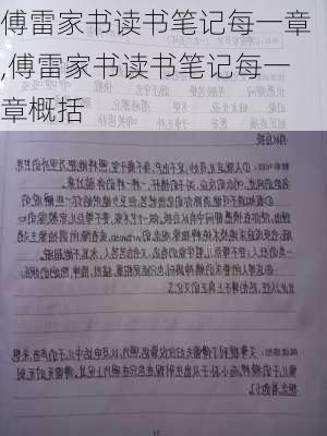 傅雷家书读书笔记每一章,傅雷家书读书笔记每一章概括