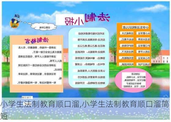 小学生法制教育顺口溜,小学生法制教育顺口溜简短