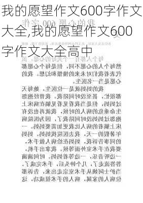 我的愿望作文600字作文大全,我的愿望作文600字作文大全高中