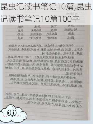 昆虫记读书笔记10篇,昆虫记读书笔记10篇100字