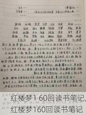 红楼梦1 60回读书笔记,红楼梦160回读书笔记