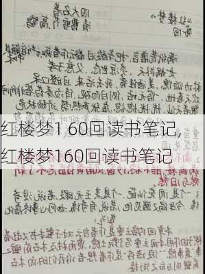 红楼梦1 60回读书笔记,红楼梦160回读书笔记