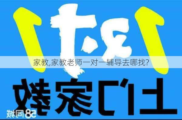 家教,家教老师一对一辅导去哪找?