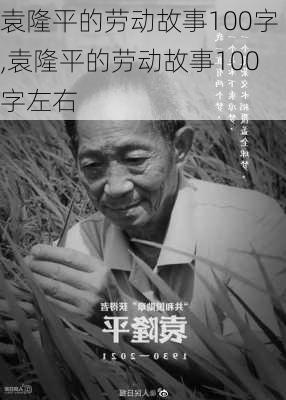 袁隆平的劳动故事100字,袁隆平的劳动故事100字左右