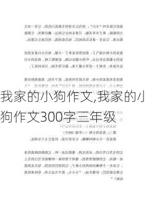 我家的小狗作文,我家的小狗作文300字三年级