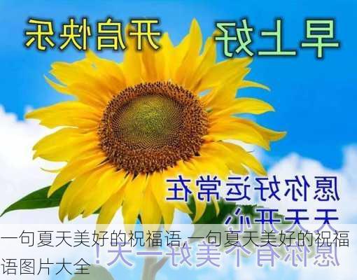 一句夏天美好的祝福语,一句夏天美好的祝福语图片大全