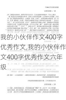 我的小伙伴作文400字优秀作文,我的小伙伴作文400字优秀作文六年级