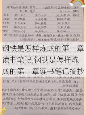 钢铁是怎样炼成的第一章读书笔记,钢铁是怎样炼成的第一章读书笔记摘抄