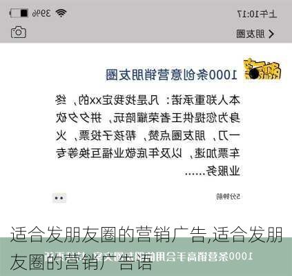 适合发朋友圈的营销广告,适合发朋友圈的营销广告语