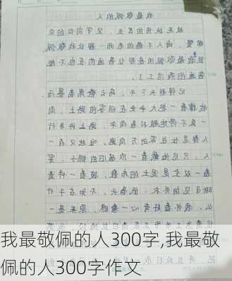 我最敬佩的人300字,我最敬佩的人300字作文