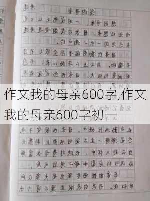 作文我的母亲600字,作文我的母亲600字初一