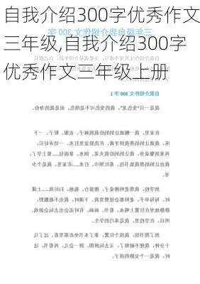 自我介绍300字优秀作文三年级,自我介绍300字优秀作文三年级上册