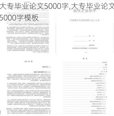 大专毕业论文5000字,大专毕业论文5000字模板