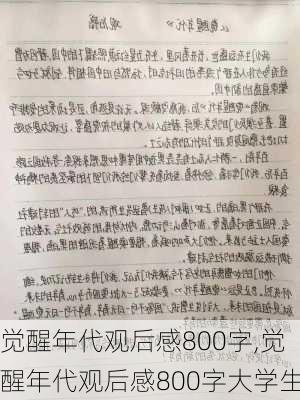 觉醒年代观后感800字,觉醒年代观后感800字大学生