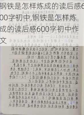 钢铁是怎样炼成的读后感600字初中,钢铁是怎样炼成的读后感600字初中作文