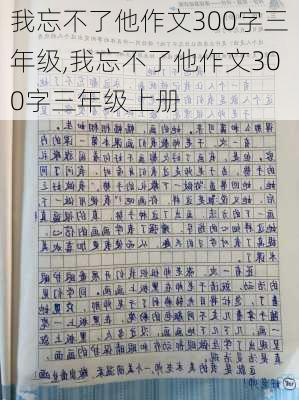 我忘不了他作文300字三年级,我忘不了他作文300字三年级上册