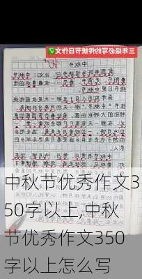 中秋节优秀作文350字以上,中秋节优秀作文350字以上怎么写