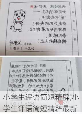 小学生评语简短精辟,小学生评语简短精辟最新