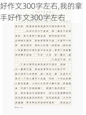 好作文300字左右,我的拿手好作文300字左右