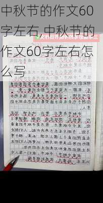 中秋节的作文60字左右,中秋节的作文60字左右怎么写