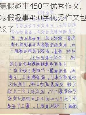 寒假趣事450字优秀作文,寒假趣事450字优秀作文包饺子