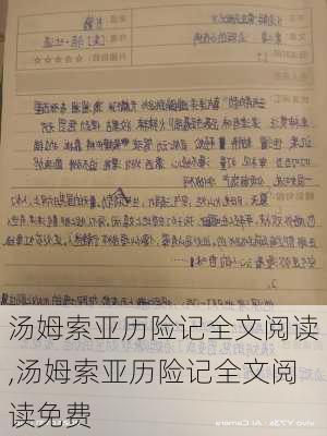 汤姆索亚历险记全文阅读,汤姆索亚历险记全文阅读免费