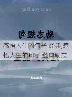 感悟人生的句子 经典,感悟人生的句子 经典励志