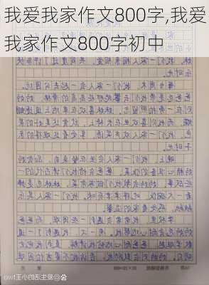 我爱我家作文800字,我爱我家作文800字初中