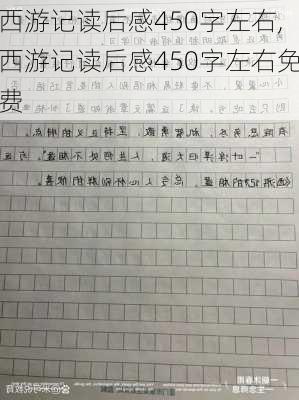 西游记读后感450字左右,西游记读后感450字左右免费